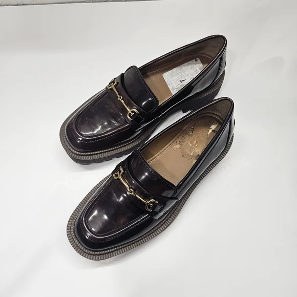 Sam Edelman Laurs Llug Platform Sole Loafers Womens in Brown - Picture 3 of 10